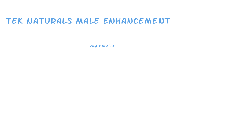 Tek Naturals Male Enhancement