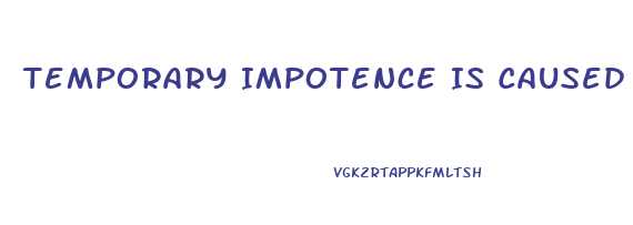 Temporary Impotence Is Caused By What 2 Things More Than Anything Else