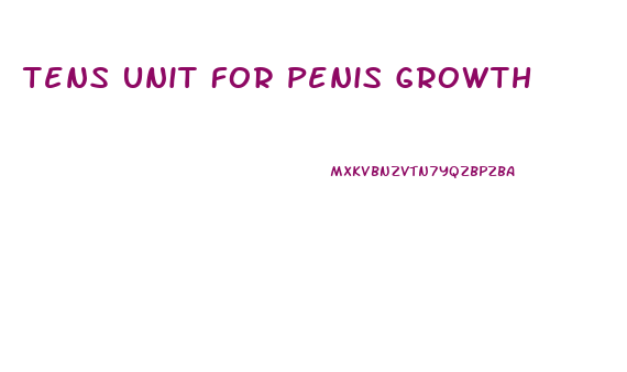 Tens Unit For Penis Growth