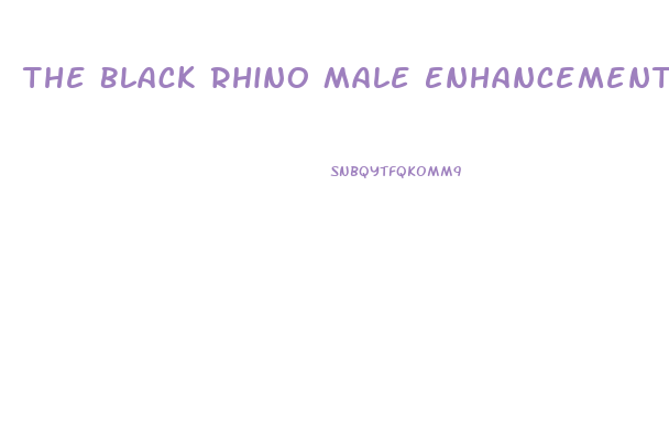 The Black Rhino Male Enhancement Supplement Capsules