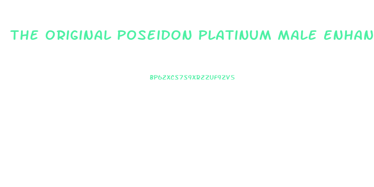 The Original Poseidon Platinum Male Enhancement