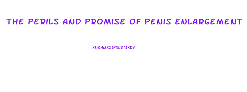 The Perils And Promise Of Penis Enlargement