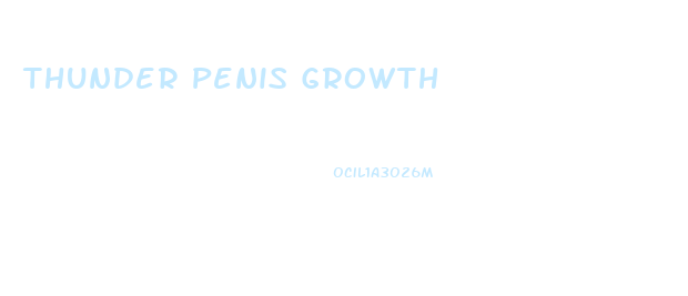 Thunder Penis Growth