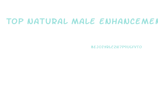 Top Natural Male Enhancement Pills Human Clinical
