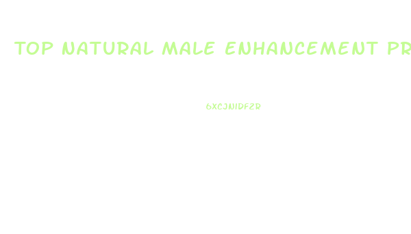 Top Natural Male Enhancement Products