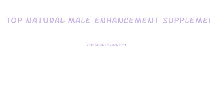 Top Natural Male Enhancement Supplements