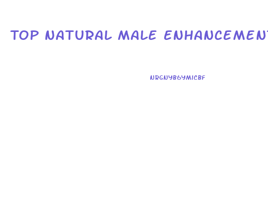 Top Natural Male Enhancement Supplements
