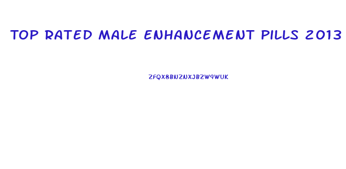 Top Rated Male Enhancement Pills 2013