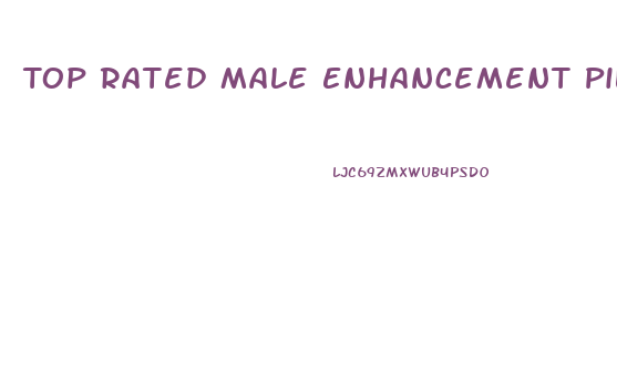 Top Rated Male Enhancement Pills 2014