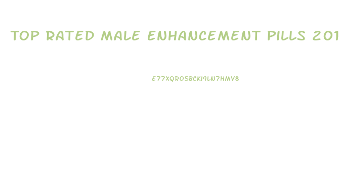 Top Rated Male Enhancement Pills 2018