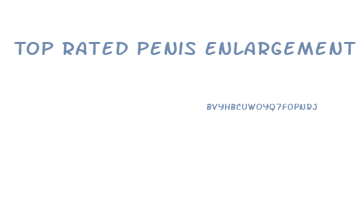 Top Rated Penis Enlargement Pills