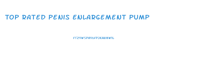 Top Rated Penis Enlargement Pump