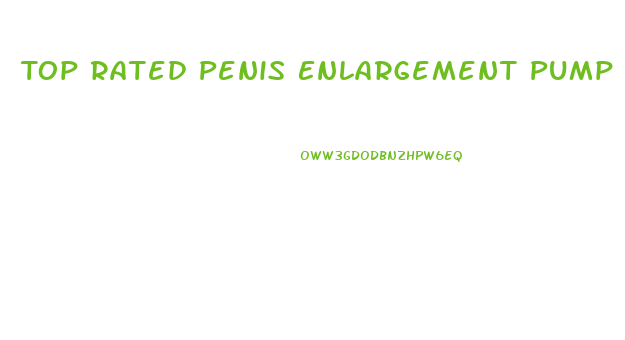 Top Rated Penis Enlargement Pump