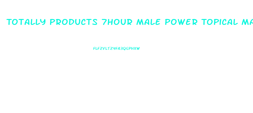 Totally Products 7hour Male Power Topical Male Enhancement Gel