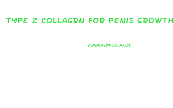 Type 2 Collagrn For Penis Growth