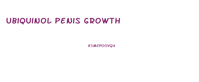 Ubiquinol Penis Growth