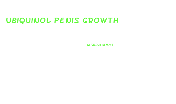 Ubiquinol Penis Growth