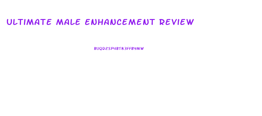 Ultimate Male Enhancement Review