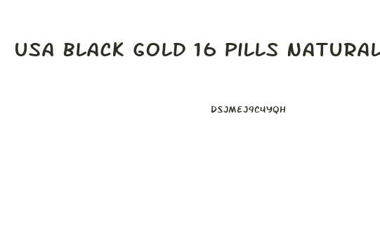 Usa Black Gold 16 Pills Natural Male Enhancement
