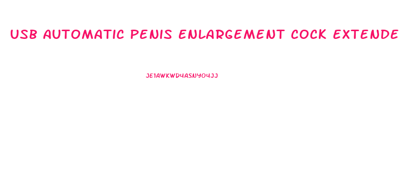 Usb Automatic Penis Enlargement Cock Extender