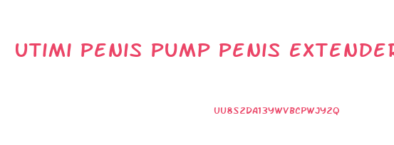 Utimi Penis Pump Penis Extender Electric Male Enhancement