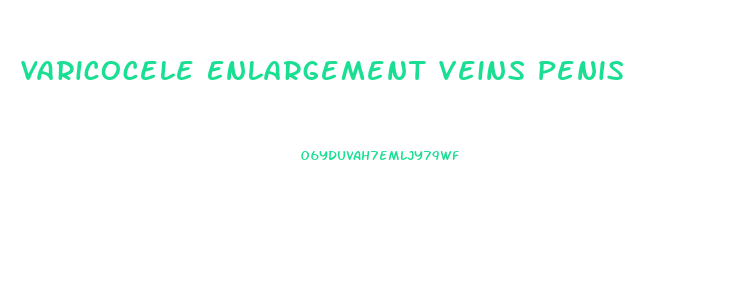 Varicocele Enlargement Veins Penis
