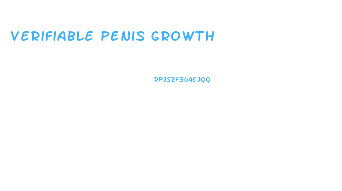 Verifiable Penis Growth