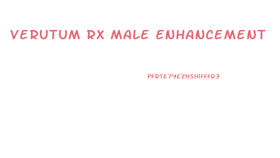 Verutum Rx Male Enhancement