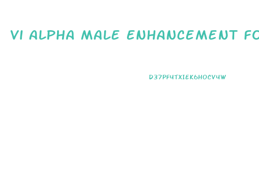Vi Alpha Male Enhancement Formula Reviews