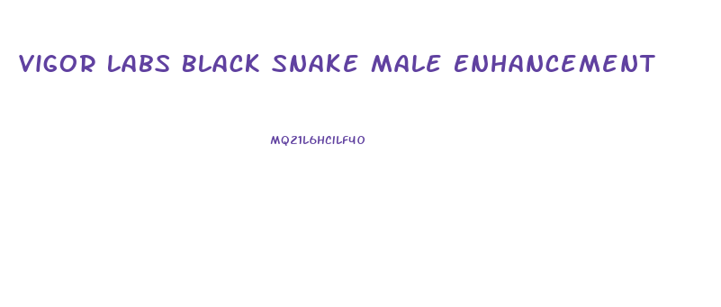 Vigor Labs Black Snake Male Enhancement