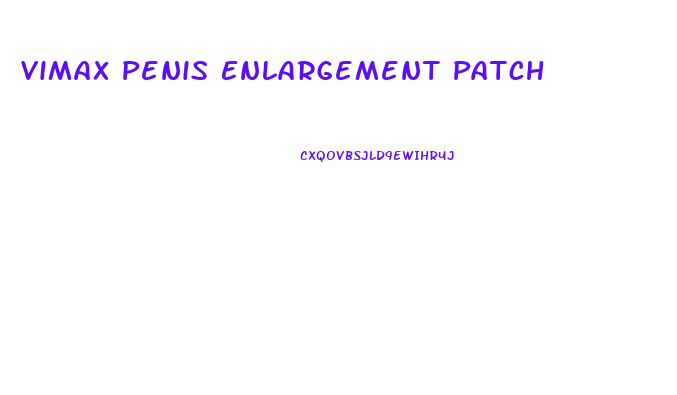 Vimax Penis Enlargement Patch