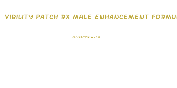 Virility Patch Rx Male Enhancement Formula