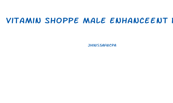 Vitamin Shoppe Male Enhanceent Products