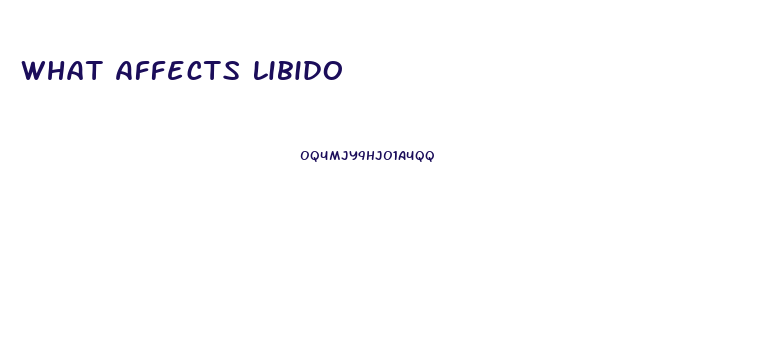 What Affects Libido