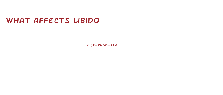 What Affects Libido