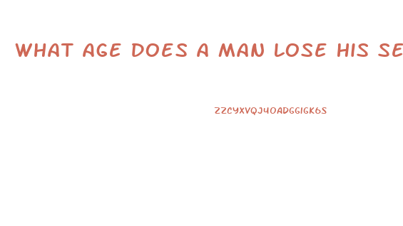 What Age Does A Man Lose His Sex Drive