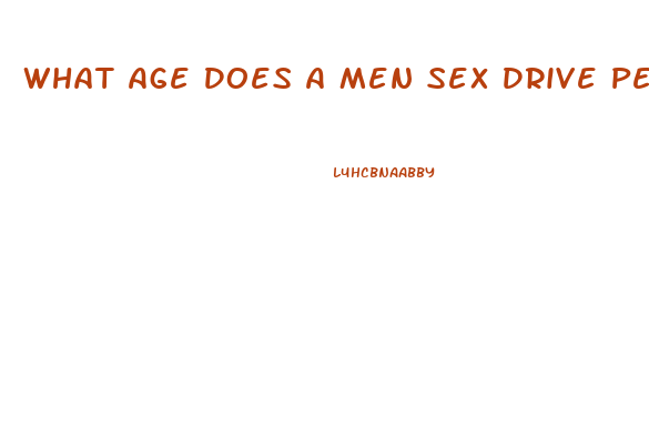 What Age Does A Men Sex Drive Peak