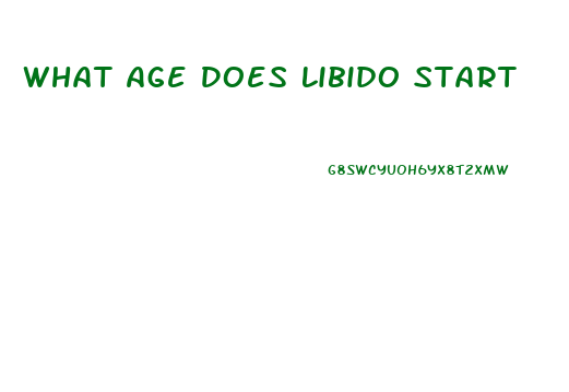 What Age Does Libido Start