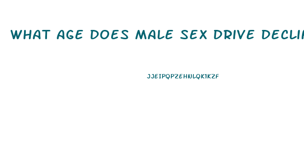 What Age Does Male Sex Drive Decline