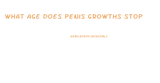 What Age Does Penis Growths Stop