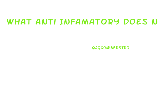 What Anti Infamatory Does Not Cause Impotence