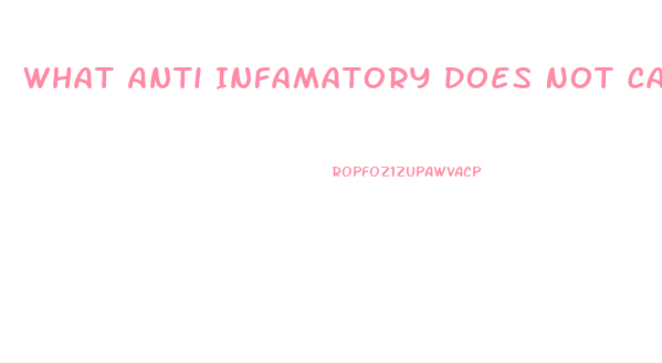 What Anti Infamatory Does Not Cause Impotence