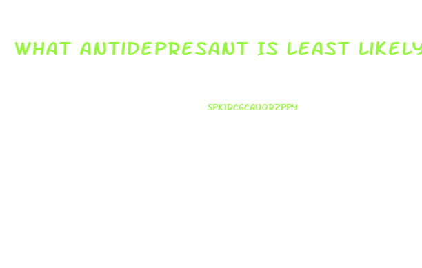 What Antidepresant Is Least Likely To Cause Impotence Issues