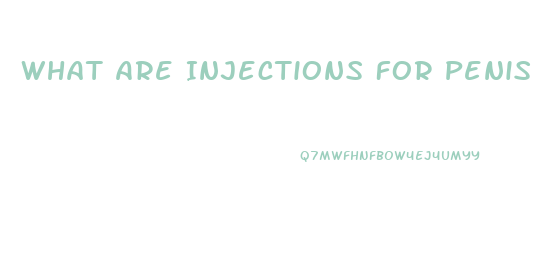 What Are Injections For Penis Impotence