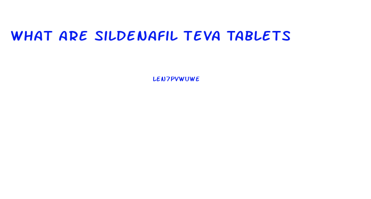 What Are Sildenafil Teva Tablets