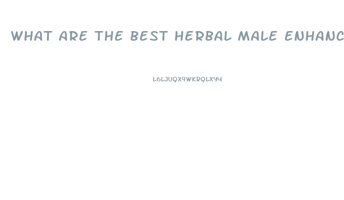 What Are The Best Herbal Male Enhancement Pills