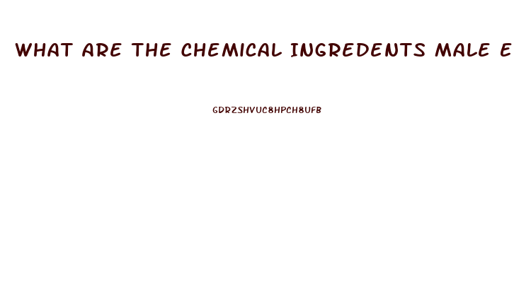 What Are The Chemical Ingredents Male Enhancement Pill