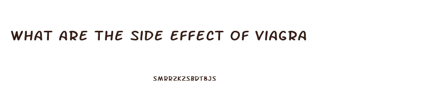 What Are The Side Effect Of Viagra