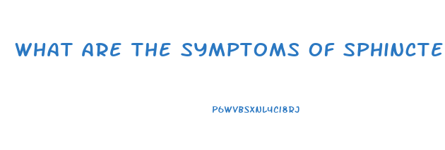 What Are The Symptoms Of Sphincter Of Oddi Dysfunction