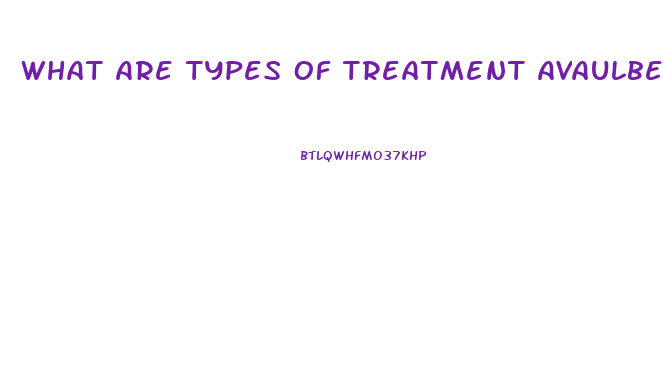 What Are Types Of Treatment Avaulbel For Sexual Dysfunction